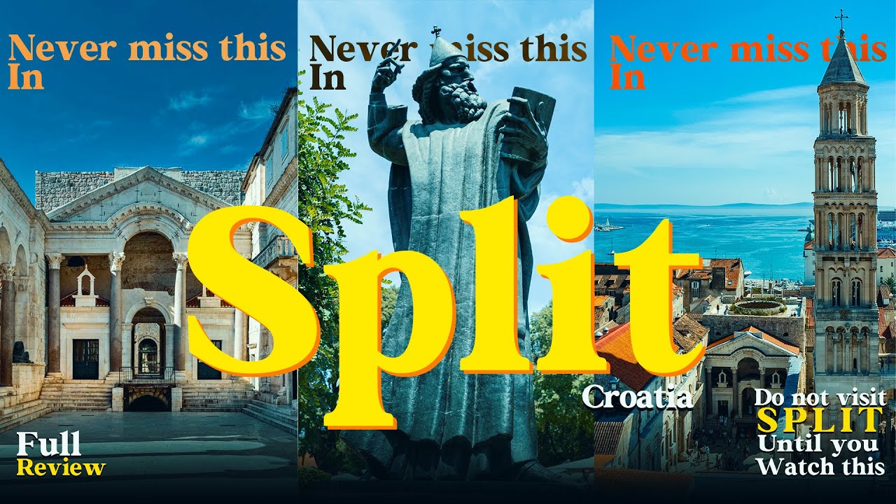 What are the top tourist attractions in Split? | Never miss this in Split | Walkthrough | 