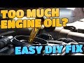 How To Remove Engine Oil if Overfilled? EASY DIY FIX!