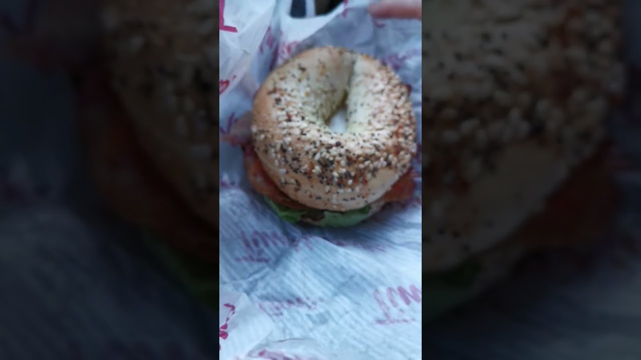 the new Tim Hortons maple bacon BELT 🇨🇦 