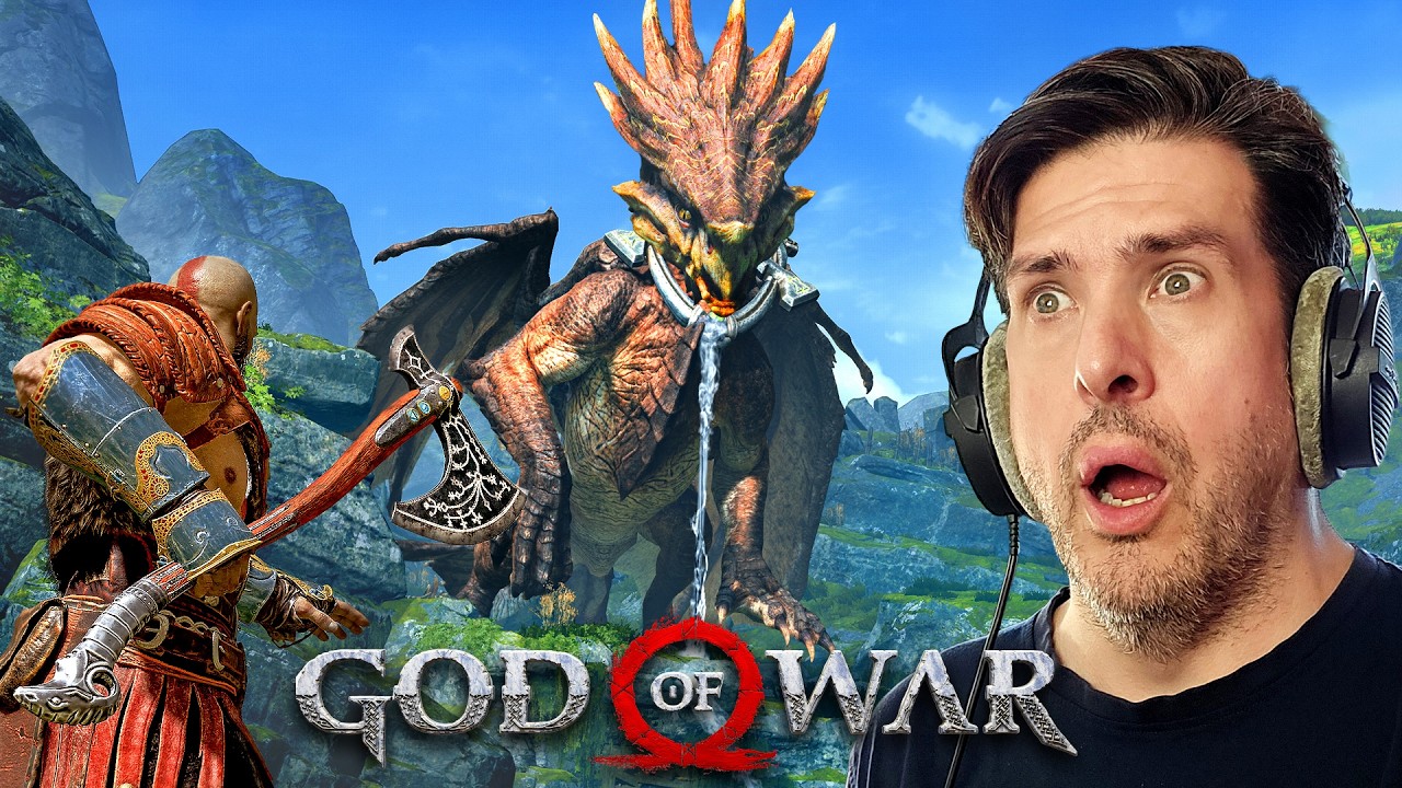 I FREED This Dragon...This Game Is HUGE! | God of War (2018) Part 4