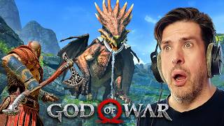 I FREED This Dragon...This Game Is HUGE! | God of War (2018) Part 4 screenshot 3
