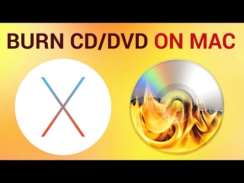 How To Burn Files to a CD Or DVD Using Mac