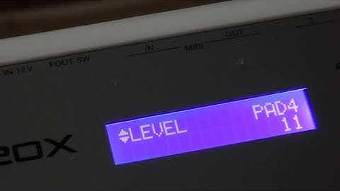 Roland SPD 20 X new tabla patch setting 6/8