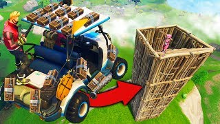 The C4 GOLF CART Stunt in Fortnite Battle Royale