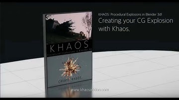 Creating an explosion with the Khaos add-on for Blender 3d
