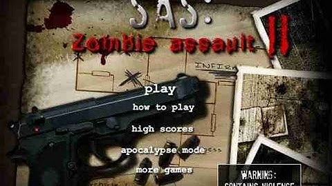 SAS Zombie Assault 3: AIRBASE WALKTHROUGH/STRATEGY ROUND 1-6