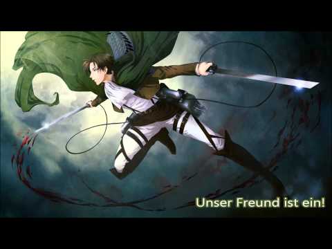 Shingeki no Kyojin (Attack on Titan) - Opening 2 - Jiyuu no Tsubasa [Lyrics  Karaoke] 