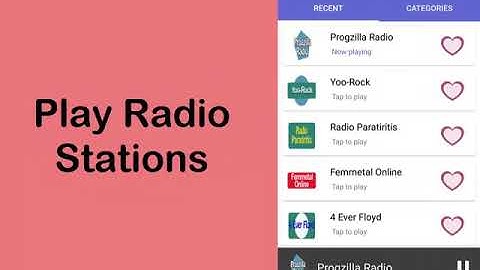 Radio Streaming app video preview