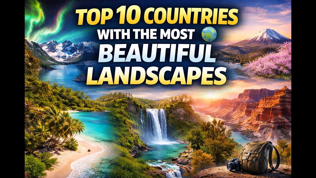 Top 10 Countries with the Most Beautiful Natural Landscapes | Stunning ...