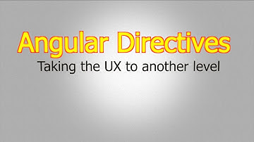 Angular Directives | Advanced Concepts | Ionic Angular