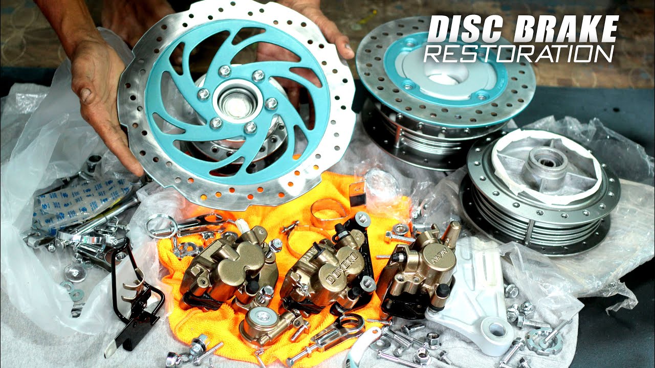 motorcycle disc brake restoration YouTube