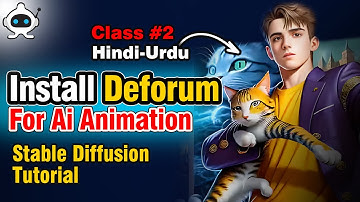 Install DEFORUM Extension For Stable Diffusion Ai Animation - Stable Diffusion Tutorial Hindi / urdu