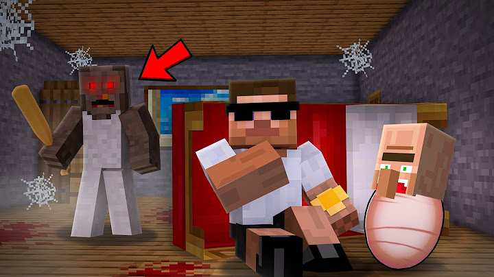 I Got Trapped with Baby Villager in Granny House..😲