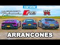 Lamborghini Huracán vs Audi R8 vs Nissan GT-R - ARRANCONES