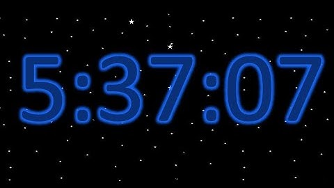 MatsClock 120059 - Free Digital Clock for PowerPoint Presentation Slides