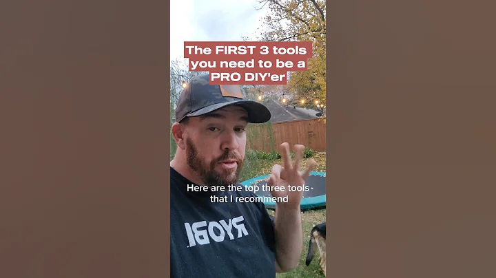 Here are the FIRST 3 power tools you should buy as a homeowner and DIY'er! #diy #homeowner