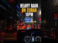 Heavy Rain in Cubao Quezon City at 10PM 🌧️ | Urban Lens