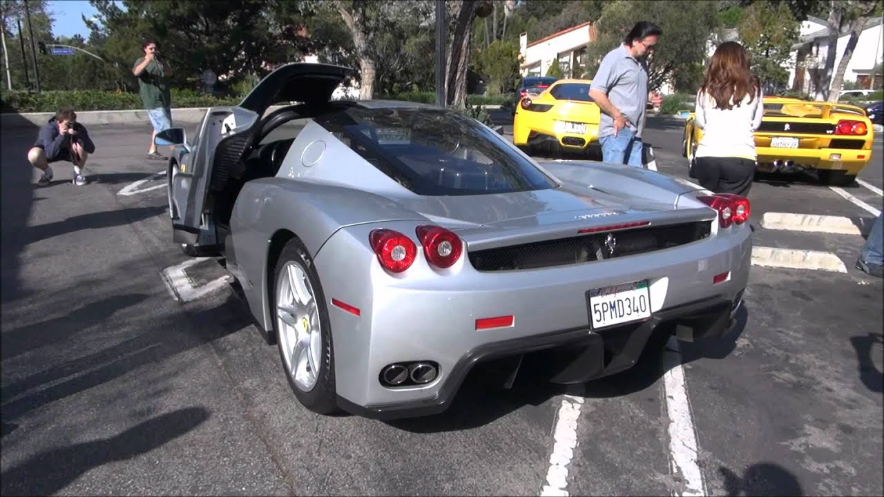 *Silver* Ferrari Enzo-Startup, Accelerate and Overview! - YouTube