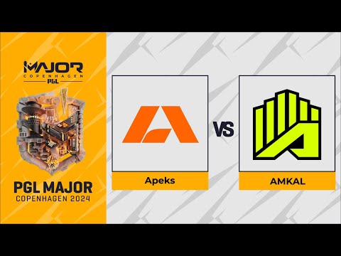 Apeks проти AMKAL | Мапа 1 Overpass | PGL CS2 MAJOR COPENHAGEN 2024 - Opening Stage