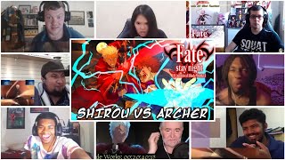 SHIROU VS ARCHER Fate/Stay Night: Unlimited Blade Works S2 E8 | Reaction Mashup