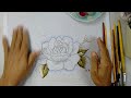 #DicaRapidaSemana - Vamos Aprender a Pintar Rosas e Folhas