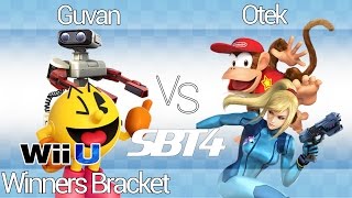SBT 4 | Guvan (Pacman, Rob) vs Otek (ZSS, Diddy Kong) | Winners Bracket