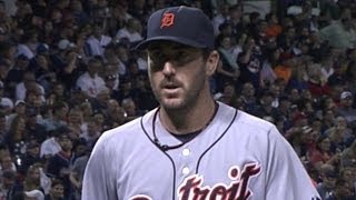 DET@CLE: Verlander fans eight over seven innings