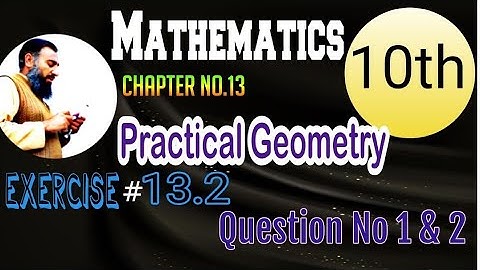 Circumscribe & inscribe a square Question no.1&2 Exercise 13.1 Maths 10th. #ilmilog #maths #class10
