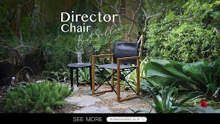 Director chair #เก้าอี้พับ #เก้าอี้สนาม เอนกประสงค์ พกไปได้ทุกที่ Outdoor 100% ❤️