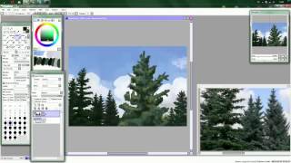 Forest speedpaint by Rinoha