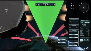 Dual Universe - Precise ship steering. Landing on Alioth.