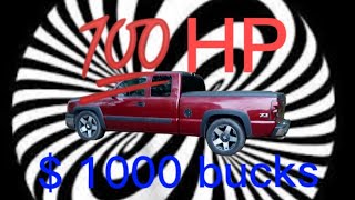 100 horsepower for$1000 bucks!!Must have mods for 5.3 Silverado#silverado #truck #cammed #trucknorri