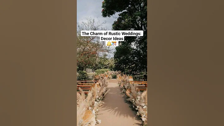 Rustic Wedding Decor Ideas 🔔🎊 #rusticweddingdecor #rusticwedding #weddingidea #weddingdecoration