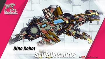 Toy Robot War: Dino Robot Scutellosaurus - Full Gameplay HD 1080