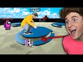 Playing As A PRO Skateboarder On The SKELD.. (MODS)