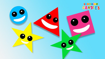 🎨 Learn Shapes for Kids | Fun & Easy Learning | LearningCandies