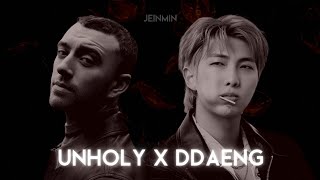 Unholy  ╳ Ddaeng (땡) || Sam Smith ft. Kim Petras & BTS Mashup/Remix Resimi