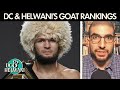 Where does Khabib Nurmagomedov rank in the GOAT discussion? | DC & Helwani | ESPN MMA