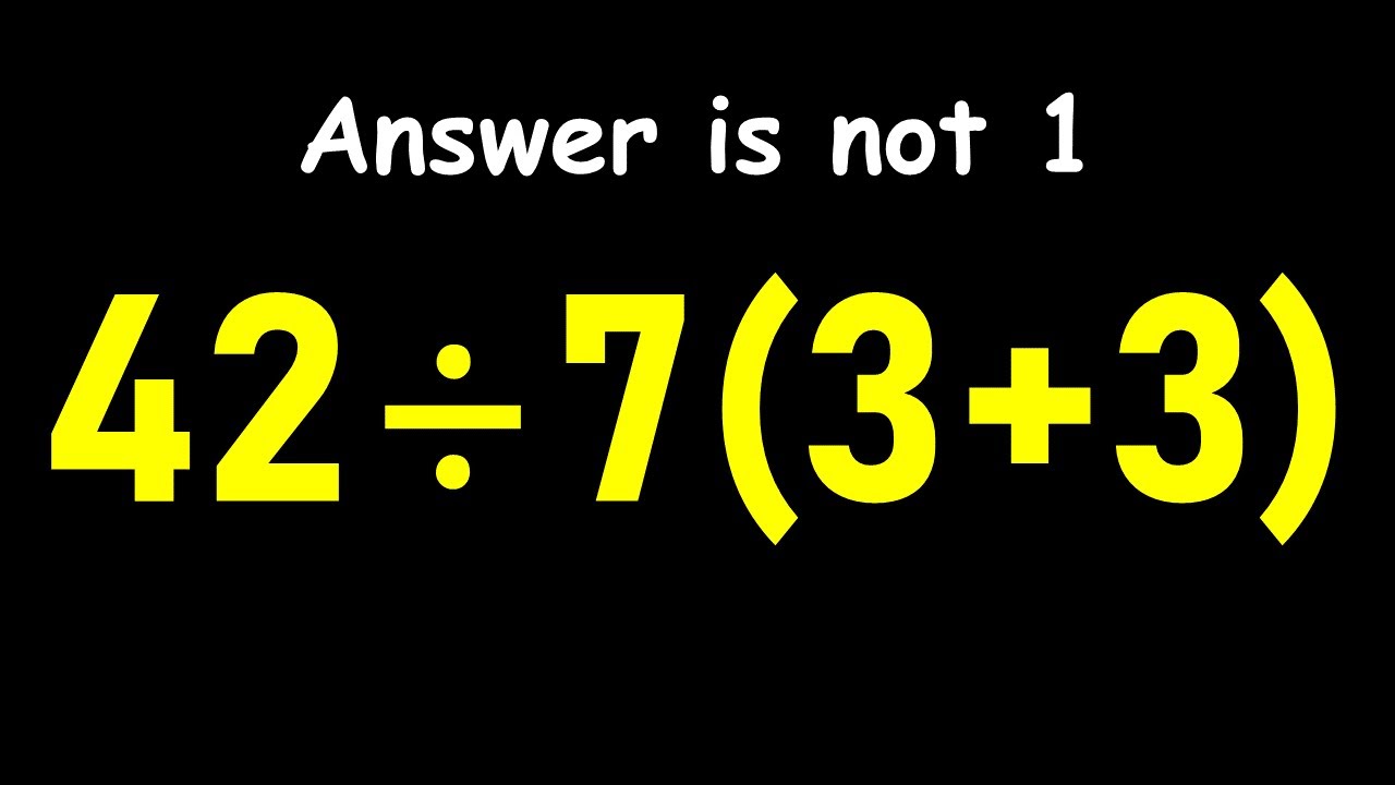 This Simple Math Problem Will Surprise You!