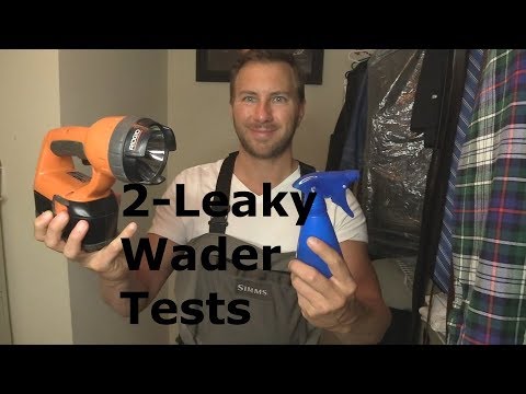 Two Easy Methods to Repair Leaking Waders 