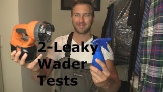 Finding Holes In Your Waders