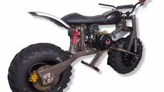 Another Homemade Fat Tire Motorcycle!! Garrett's Groundhog Episode 1