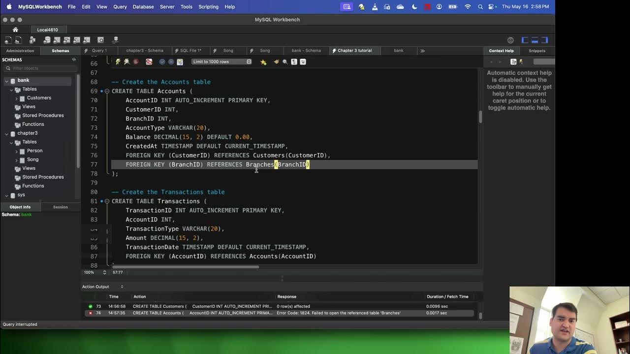How to Use SQL Scripts in mySQL - YouTube