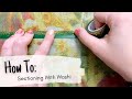 How to section off your canvas with washi tape  a diamond painting tutorial