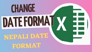 how to change date format in excel (mm/dd/yyyy) to (yyyy.mm.dd) || Nepali date format in excel screenshot 2