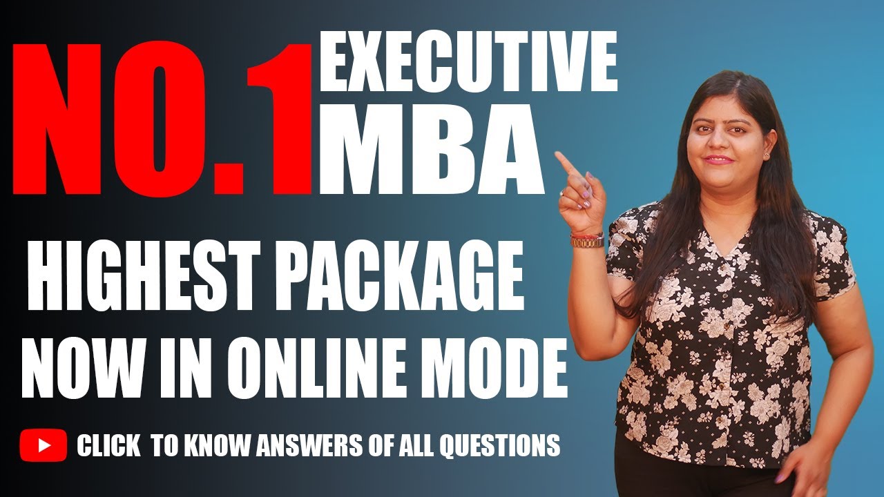 Executive MBA Online EMBA Eligibility Salary Package 25 30lac 