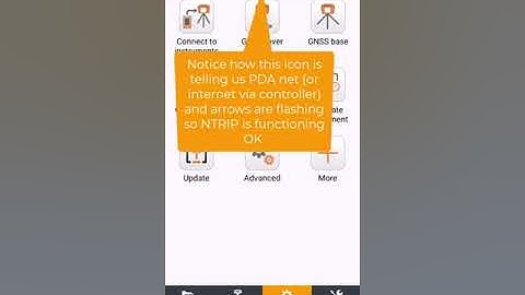 CHCNAV Landstar 8 - Start a NTRIP Rover mode