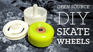 Open Source 3D Printed Skateboard Wheel Molds
