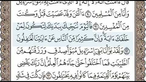 سورة يونس الصفحة 219 الشيخ محمد صديق المنشاوي