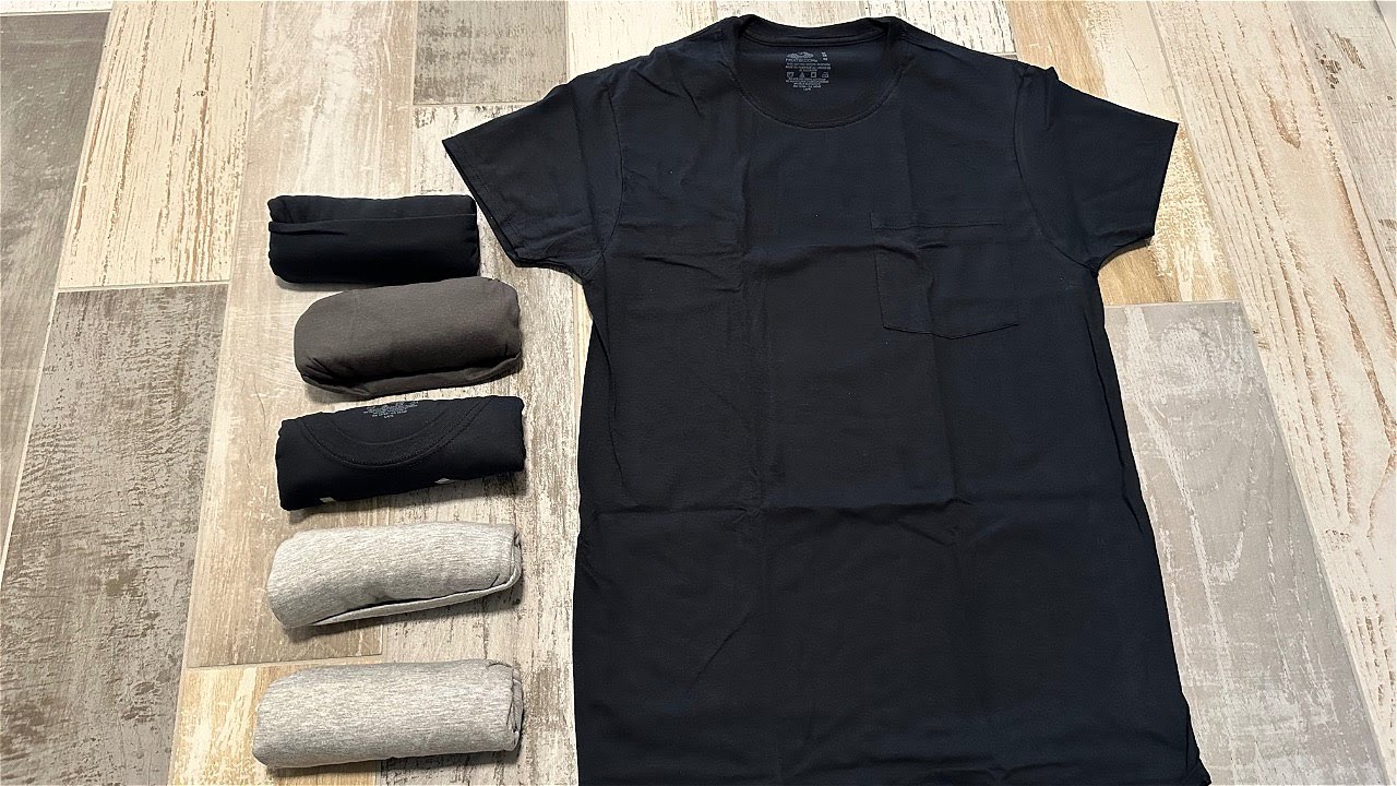 Men's Fruit of the Loom Cotton Short Sleeve Pocket T-Shirts - YouTube